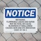 Signmission Methanol Flammable Liquid And Vapor May OSHA Notice Sign, Plastic, 10in W x 7in L, 2PK OS-2PACK-NS-P-710-L-14206 - alternate 6